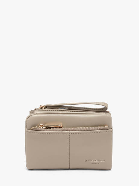 Portefeuille Soft David jones Beige soft P158